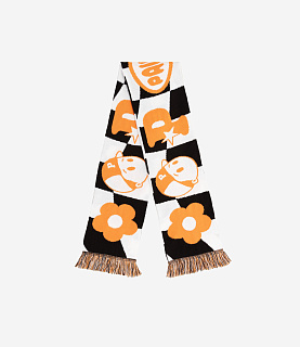 Pawa Speed Sports Racing Scarf Black/White