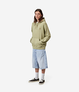 Carhartt WIP Brandon Short Smith Denim Blue Heavy Worn Bleached