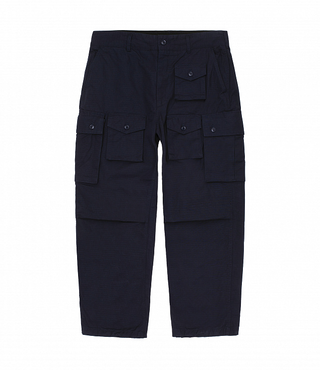 Shop Engineered Garments FA Pant Ripstop Dark Navy at itk online store