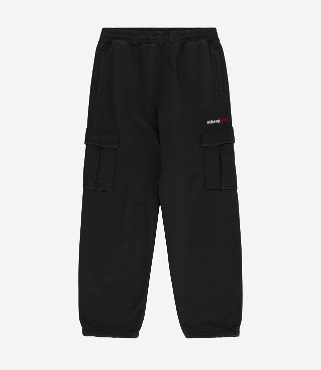 Shop Stussy Sport Cargo Fleece Pant Black at itk online store