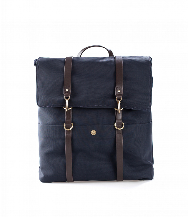 Shop Mismo Ms Backpack Navy/Dark brown at itk online store