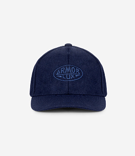 Armor-Lux Logo Embroidered Cap Navy