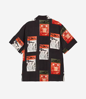Carhartt WIP S/S Sean Hamilton Shirt Print Black