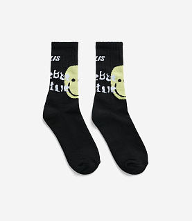 Alis Birdy Double Graphic Essential Socks Black