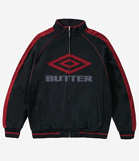 Butter Goods x Umbro Diamond Fleece Zip-Thru Jacket Black