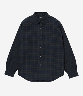 BEAMS Heavy Oxford Button-Down Shirt Black/Watch