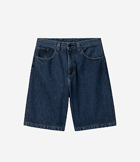 Carhartt WIP Brandon Short Smith Denim Blue Stone Washed