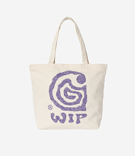 Carhartt WIP Graphic Tote Dearborn Canvas Helix Print Natural