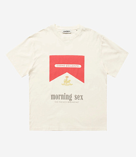 Carne Bollente Breakfast in Bed T-Shirt Off-White