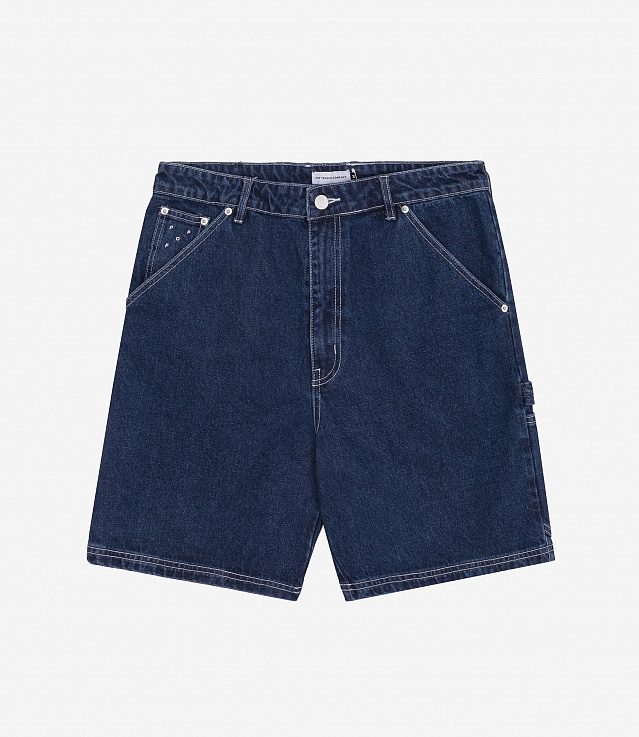 Shop Pop Trading Company DRS Shorts Rinsed Denim at itk online