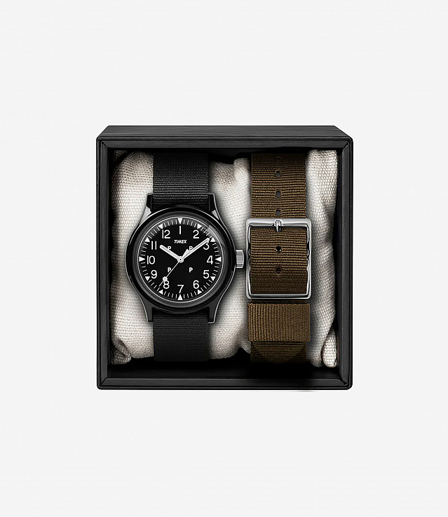 Shop Pop Trading Company x TimeX MK1 36mm Watch Black at itk online store