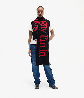 Carne Bollente Carne Spirit Scarf Black