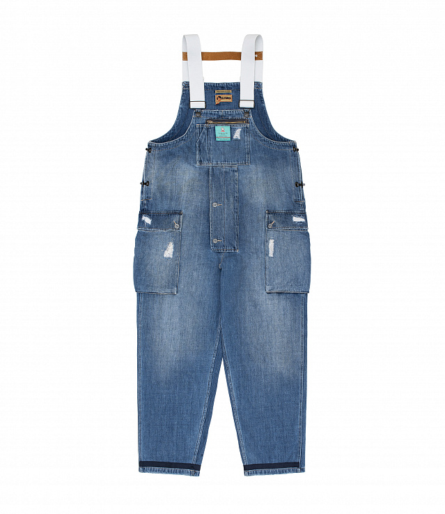 【50】Nigel Carbourn NAVAL DUNGAREE Shop Nigel Cabourn Naval Dungaree Denim Blue at itk online store