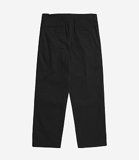 Norse Projects Hestur Relaxed Twill Pleated Trouser Black