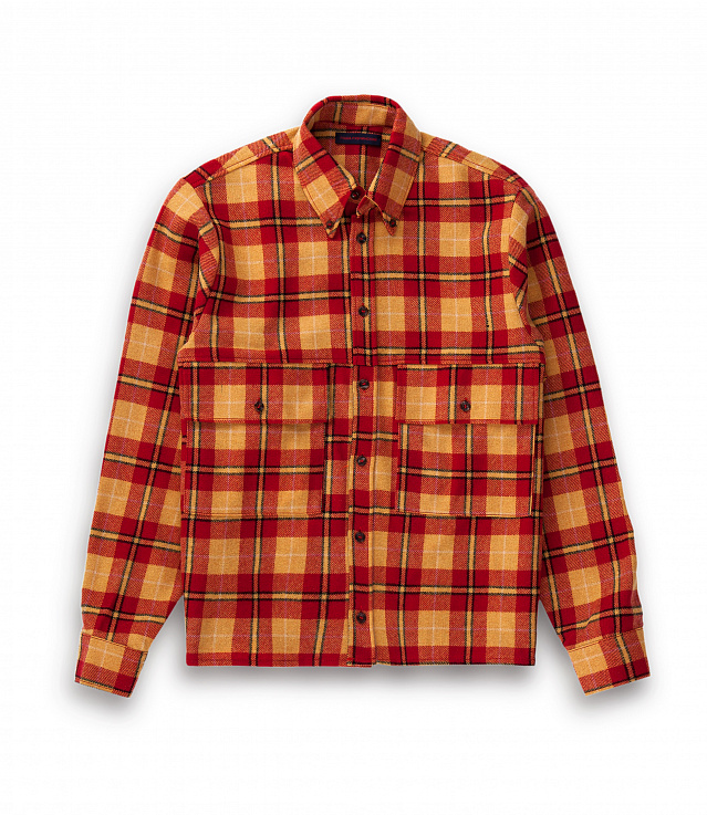 Shop Gosha Rubchinskiy Flannel Shirt at itk online store