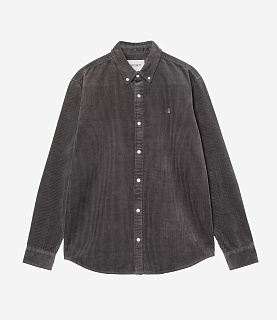 Carhartt WIP L/S Madison Cord Shirt Graphite