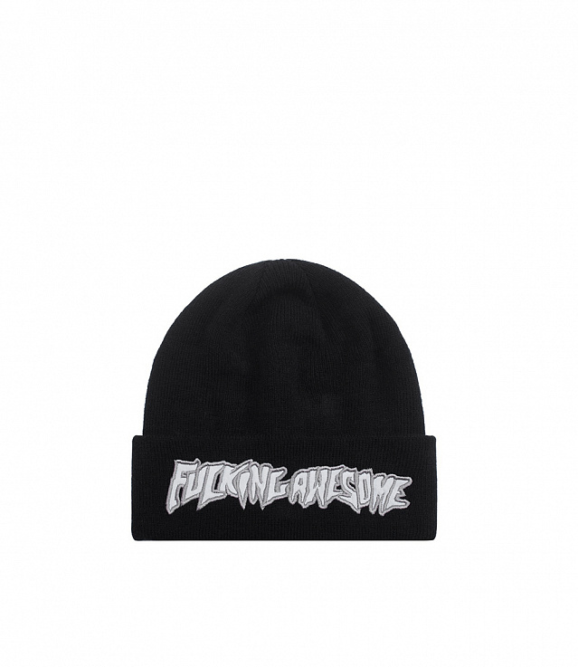 Shop Fucking Awesome Chrome Beanie Black at itk online store
