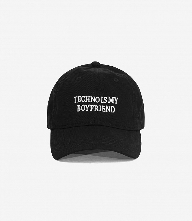 Shop IDEA Techno Is My Boyfriend Hat Black at itk online store