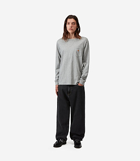 Carhartt WIP Aaron Pant Camano Denim Black Stone Washed